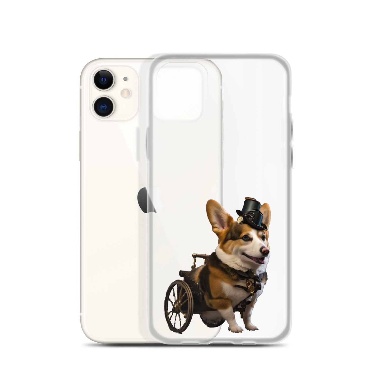 SteamPunk Assisted Corgi iPhone Case