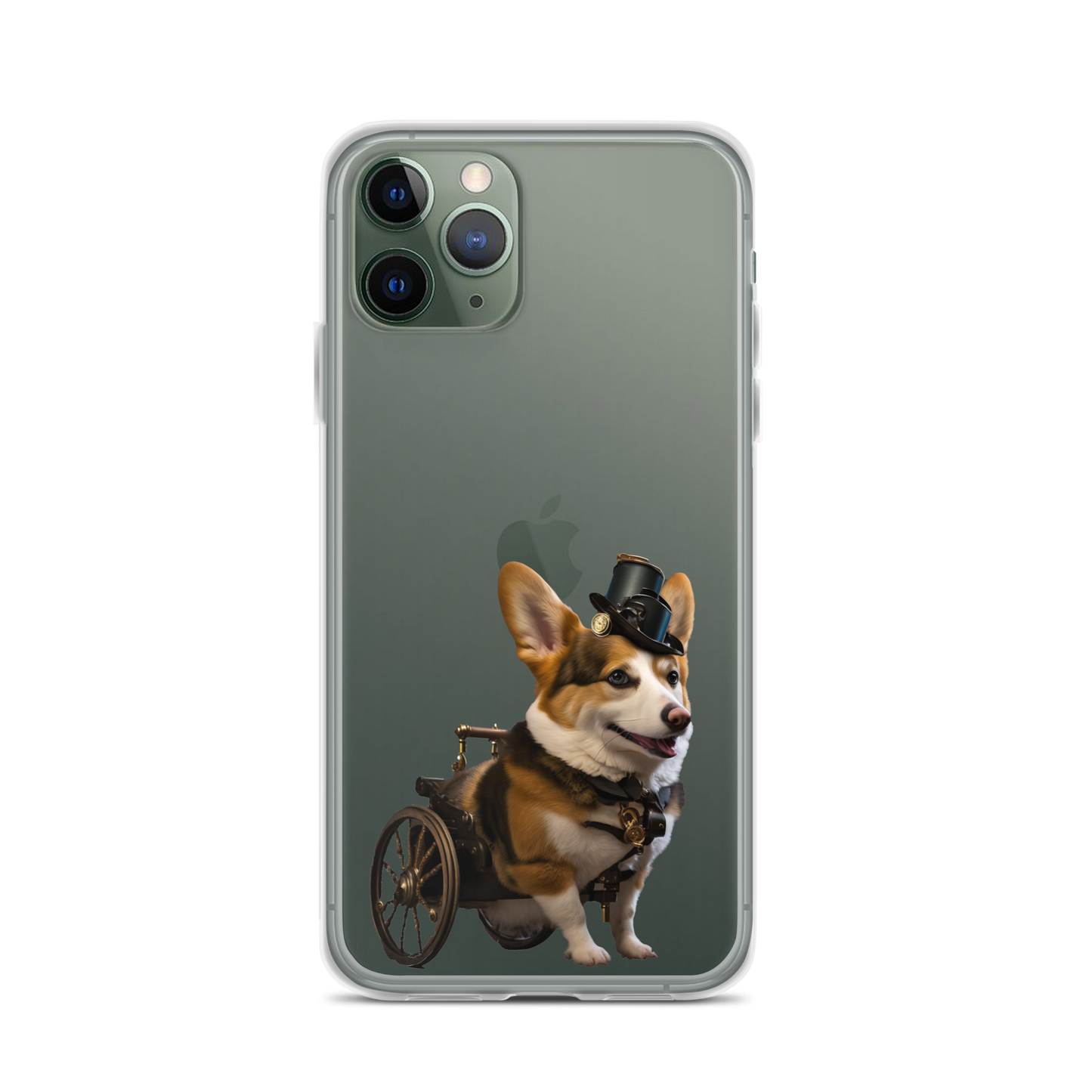 SteamPunk Assisted Corgi iPhone Case