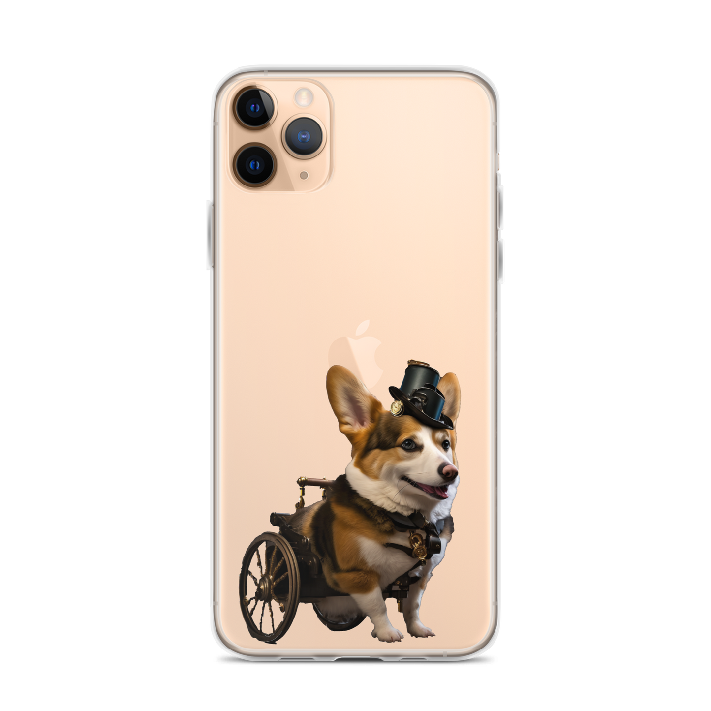 SteamPunk Assisted Corgi iPhone Case