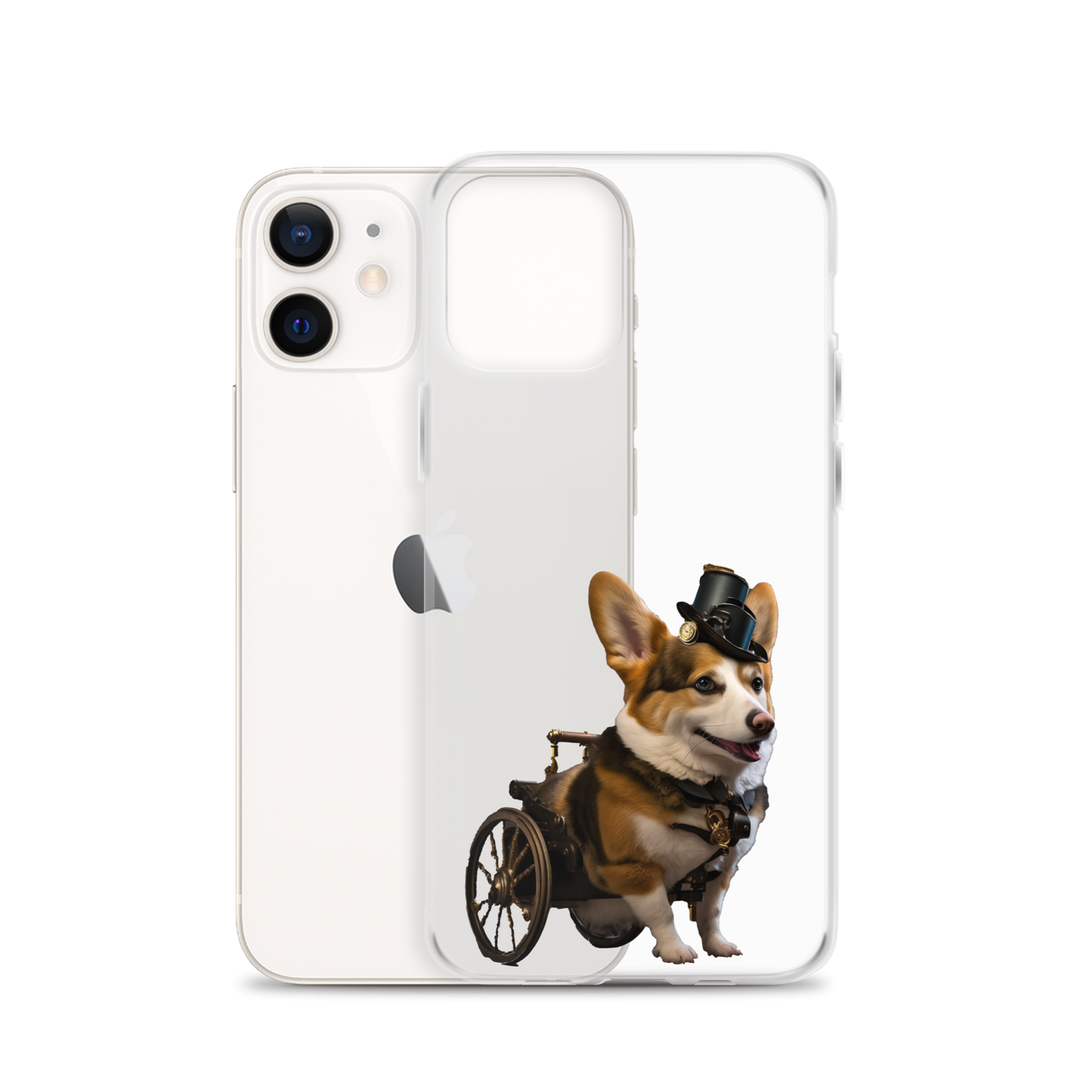 SteamPunk Assisted Corgi iPhone Case