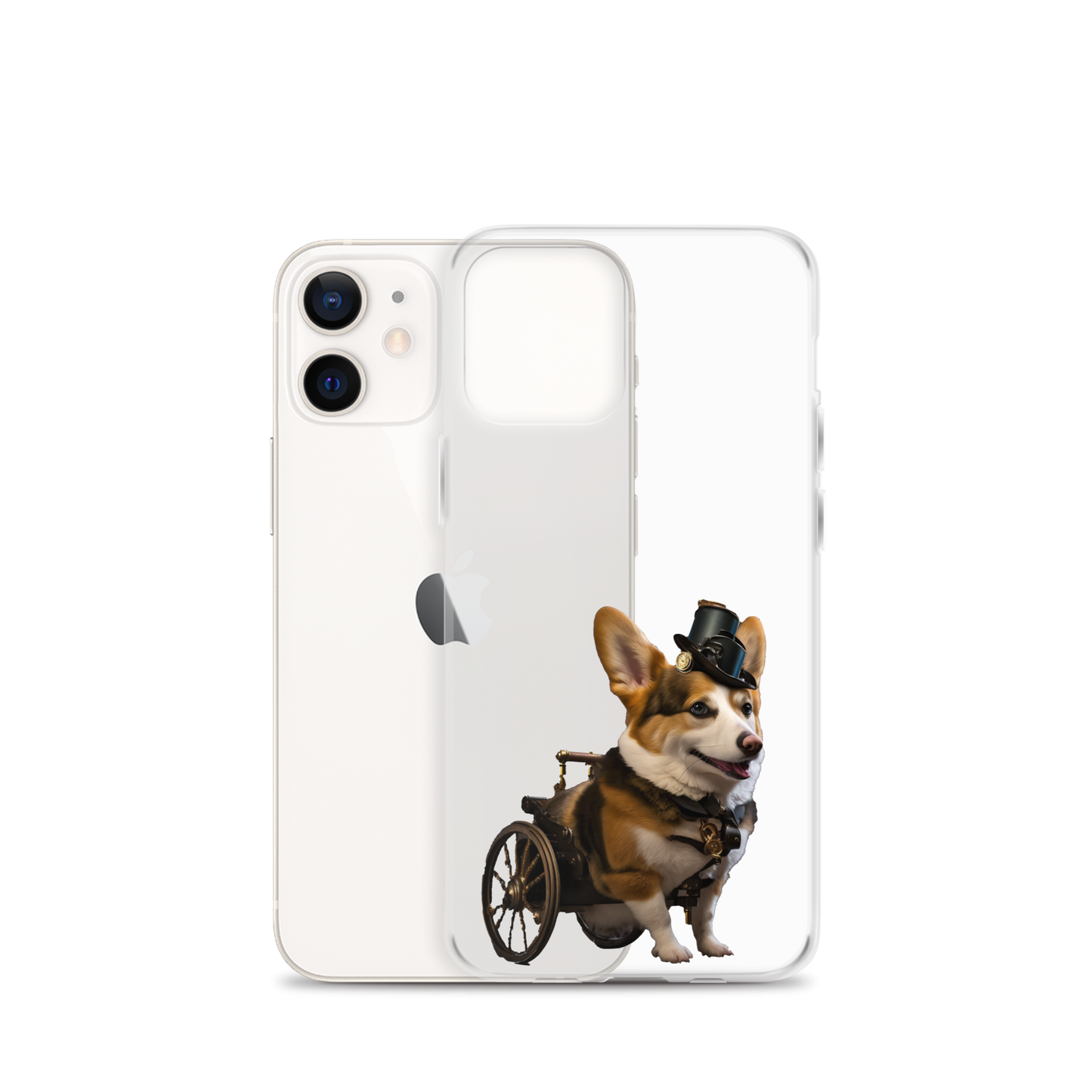 SteamPunk Assisted Corgi iPhone Case