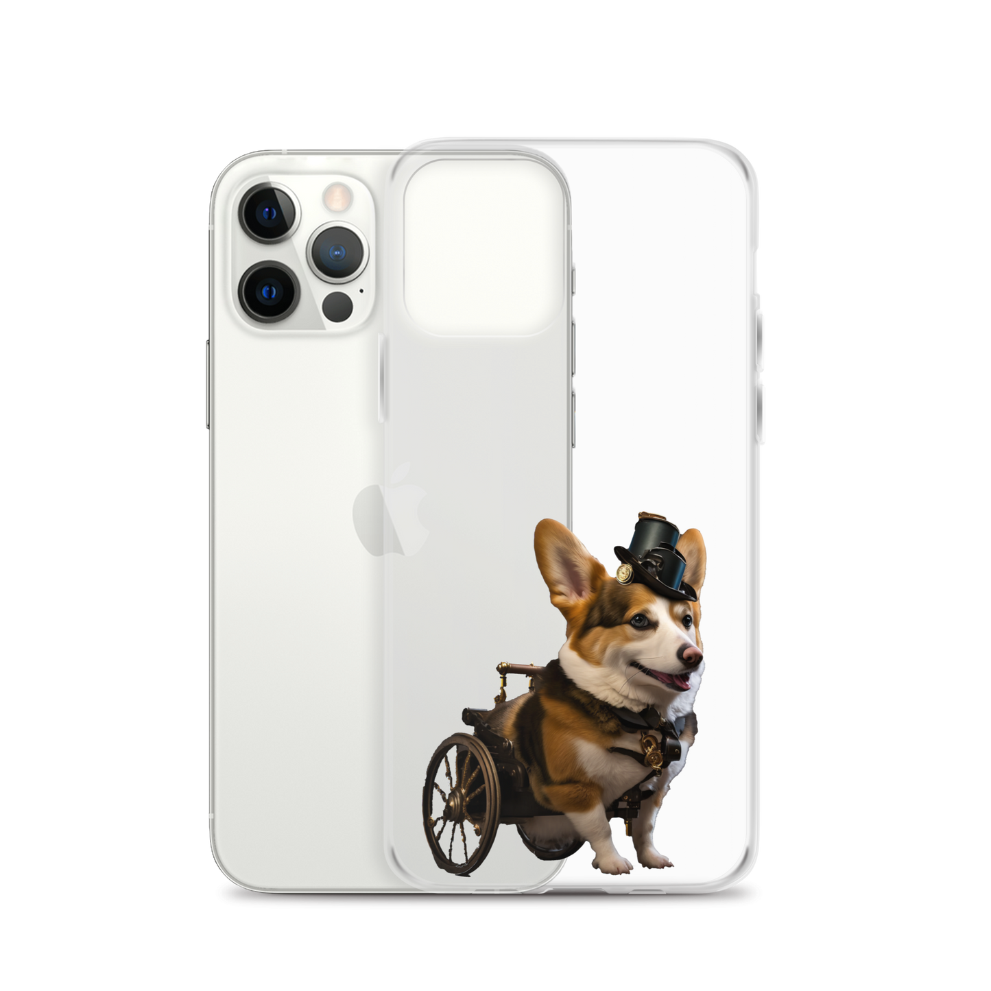 SteamPunk Assisted Corgi iPhone Case