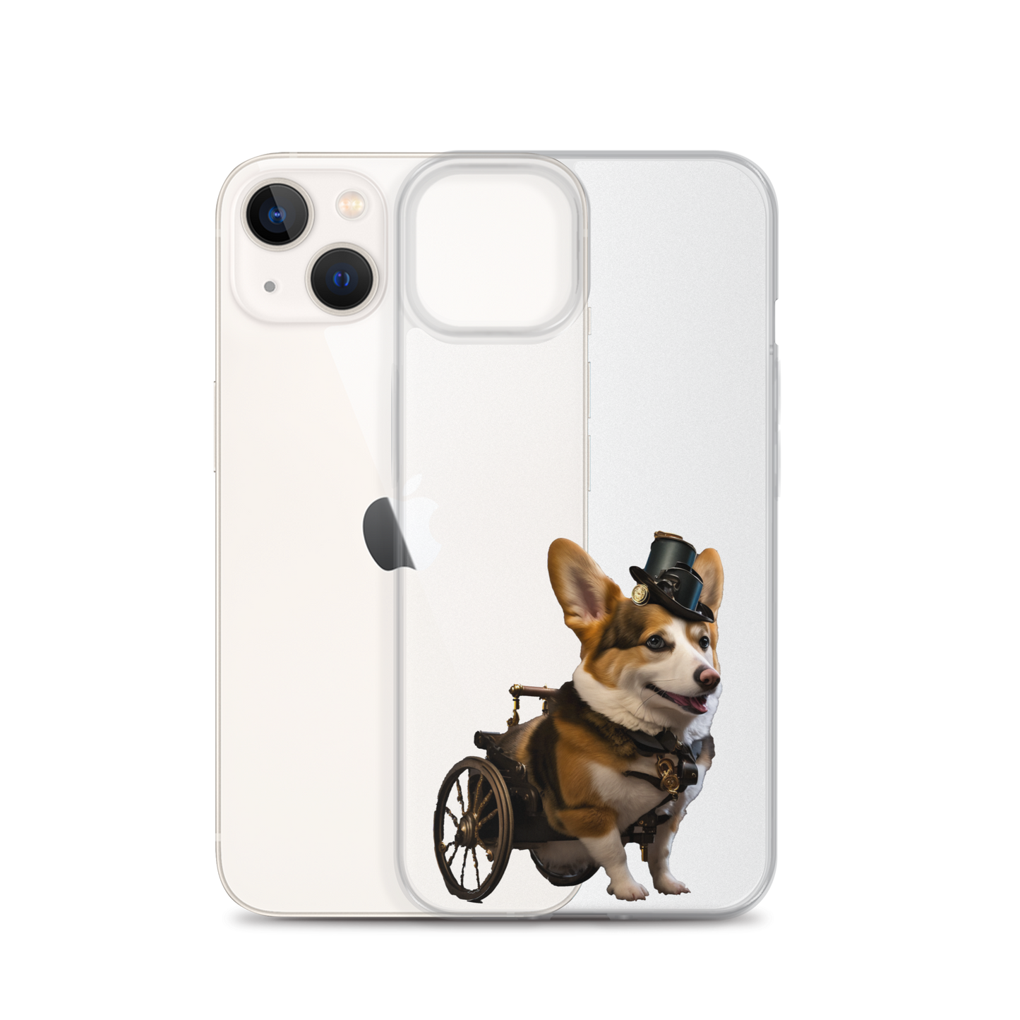 SteamPunk Assisted Corgi iPhone Case