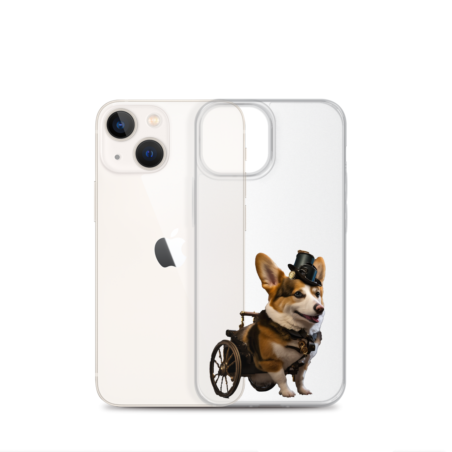 SteamPunk Assisted Corgi iPhone Case