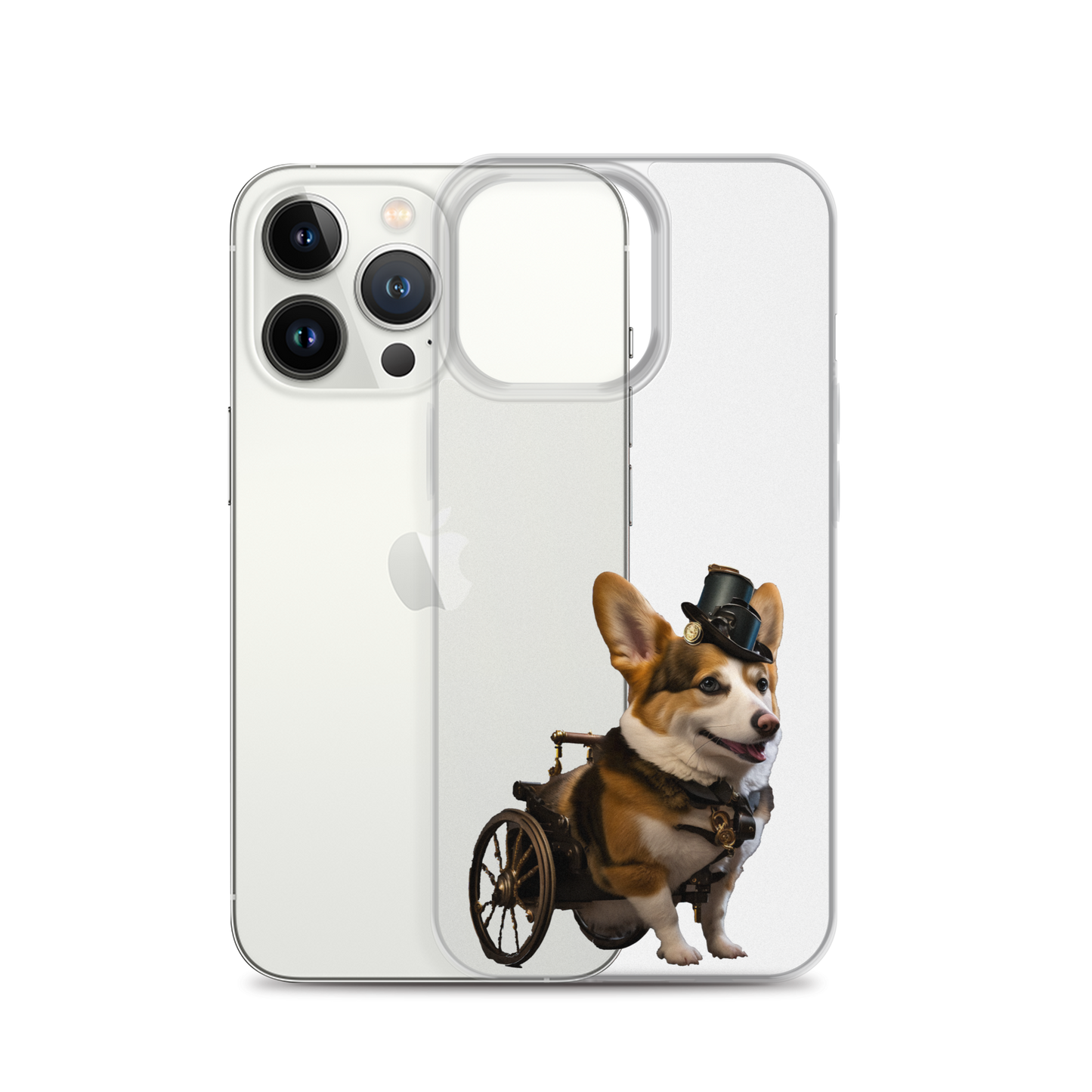 SteamPunk Assisted Corgi iPhone Case