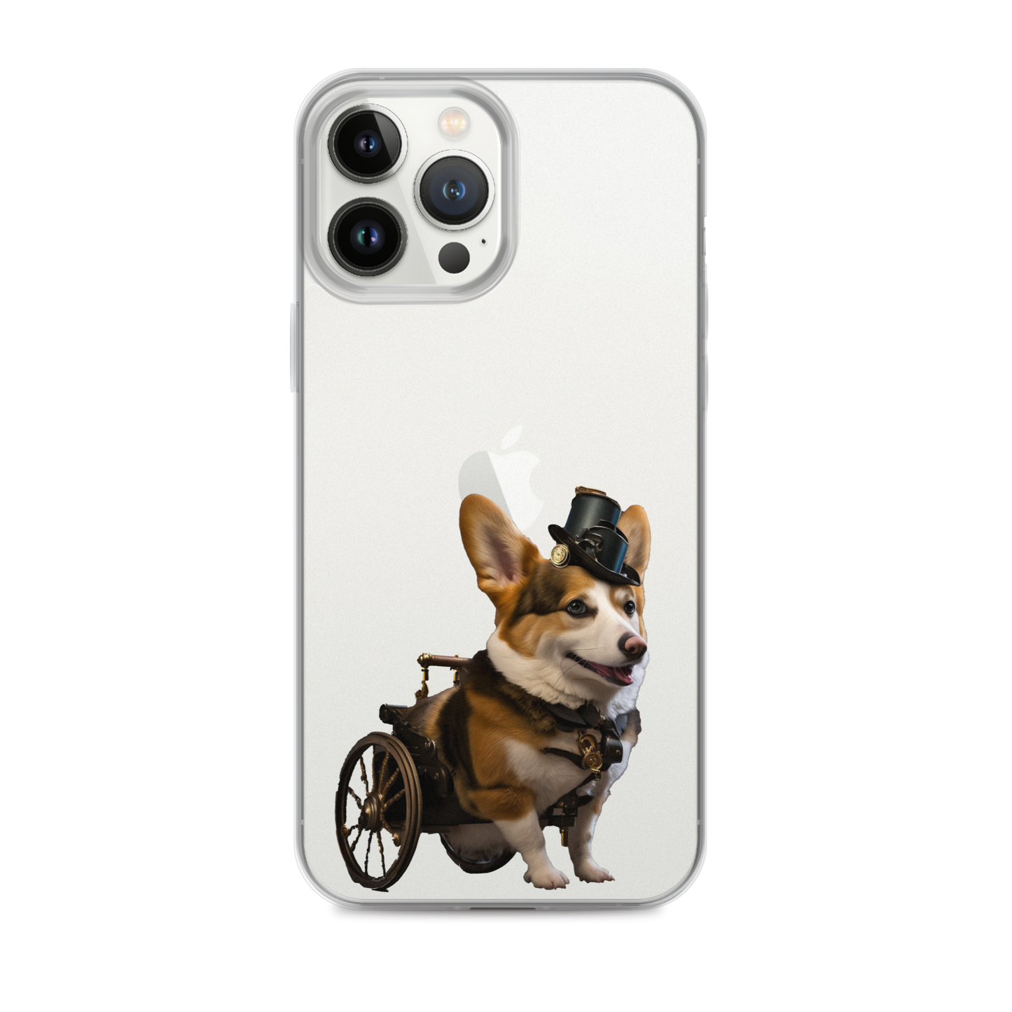 SteamPunk Assisted Corgi iPhone Case