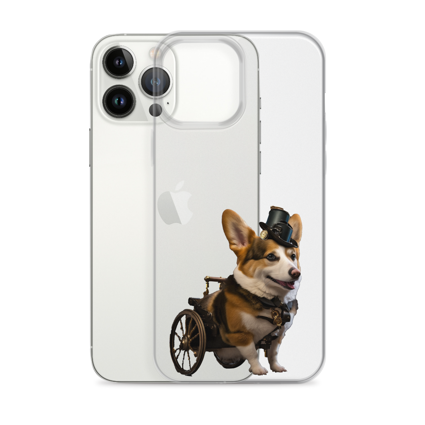 SteamPunk Assisted Corgi iPhone Case