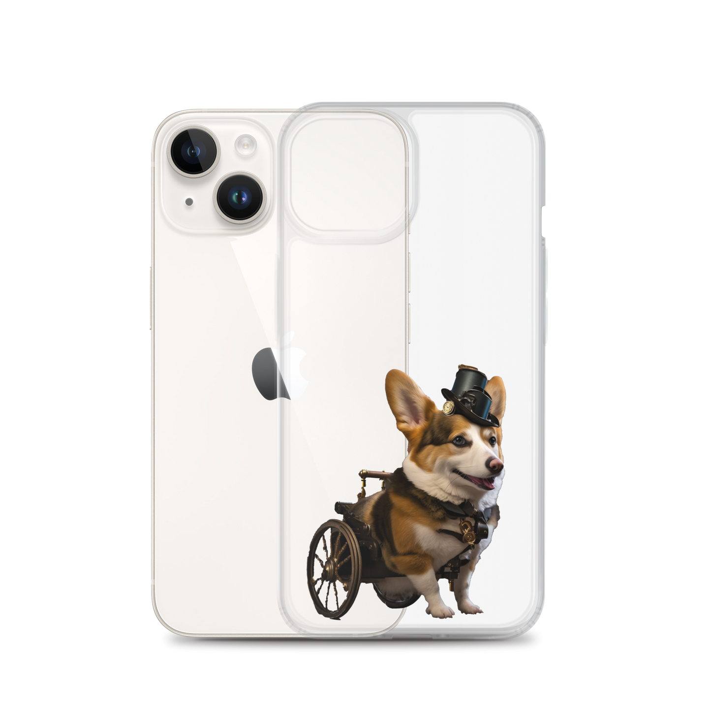 SteamPunk Assisted Corgi iPhone Case