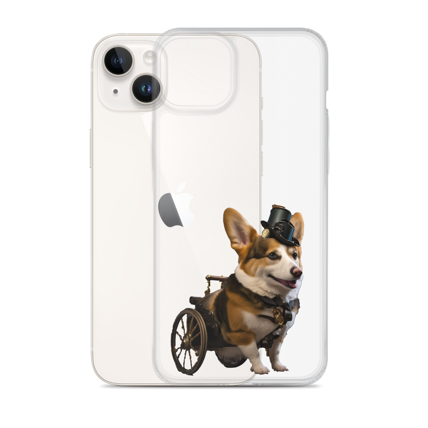 SteamPunk Assisted Corgi iPhone Case