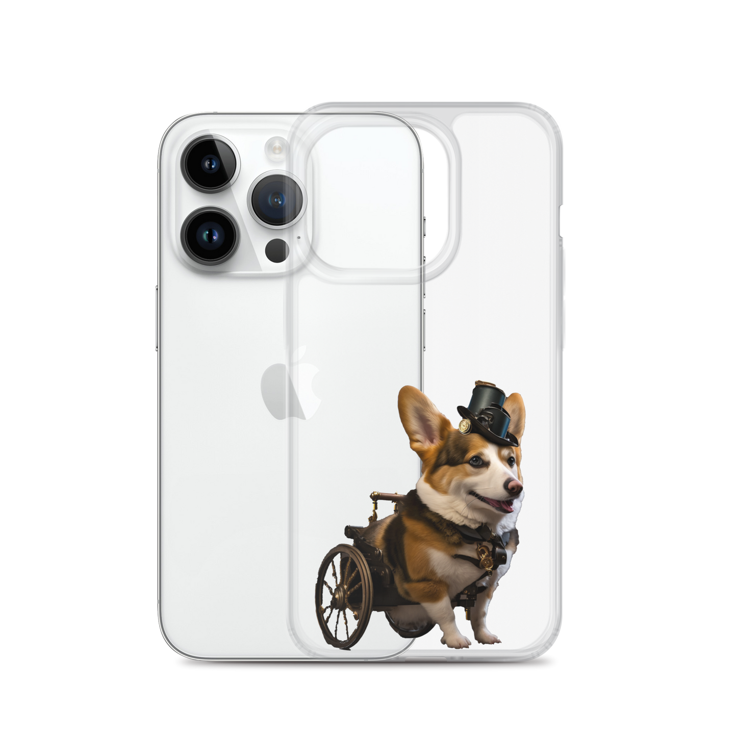 SteamPunk Assisted Corgi iPhone Case