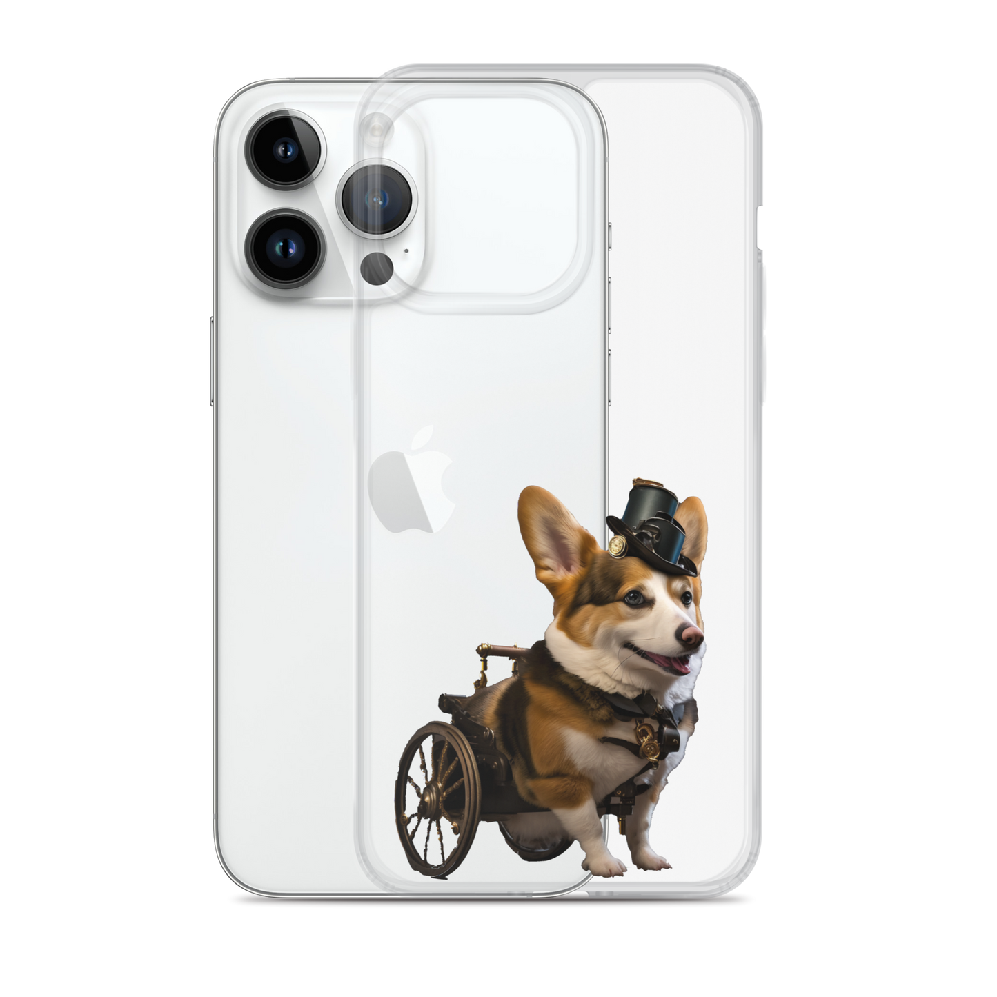 SteamPunk Assisted Corgi iPhone Case