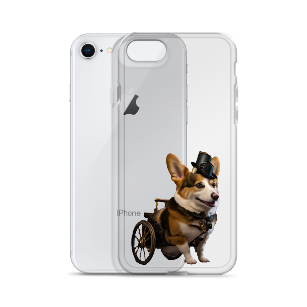 SteamPunk Assisted Corgi iPhone Case