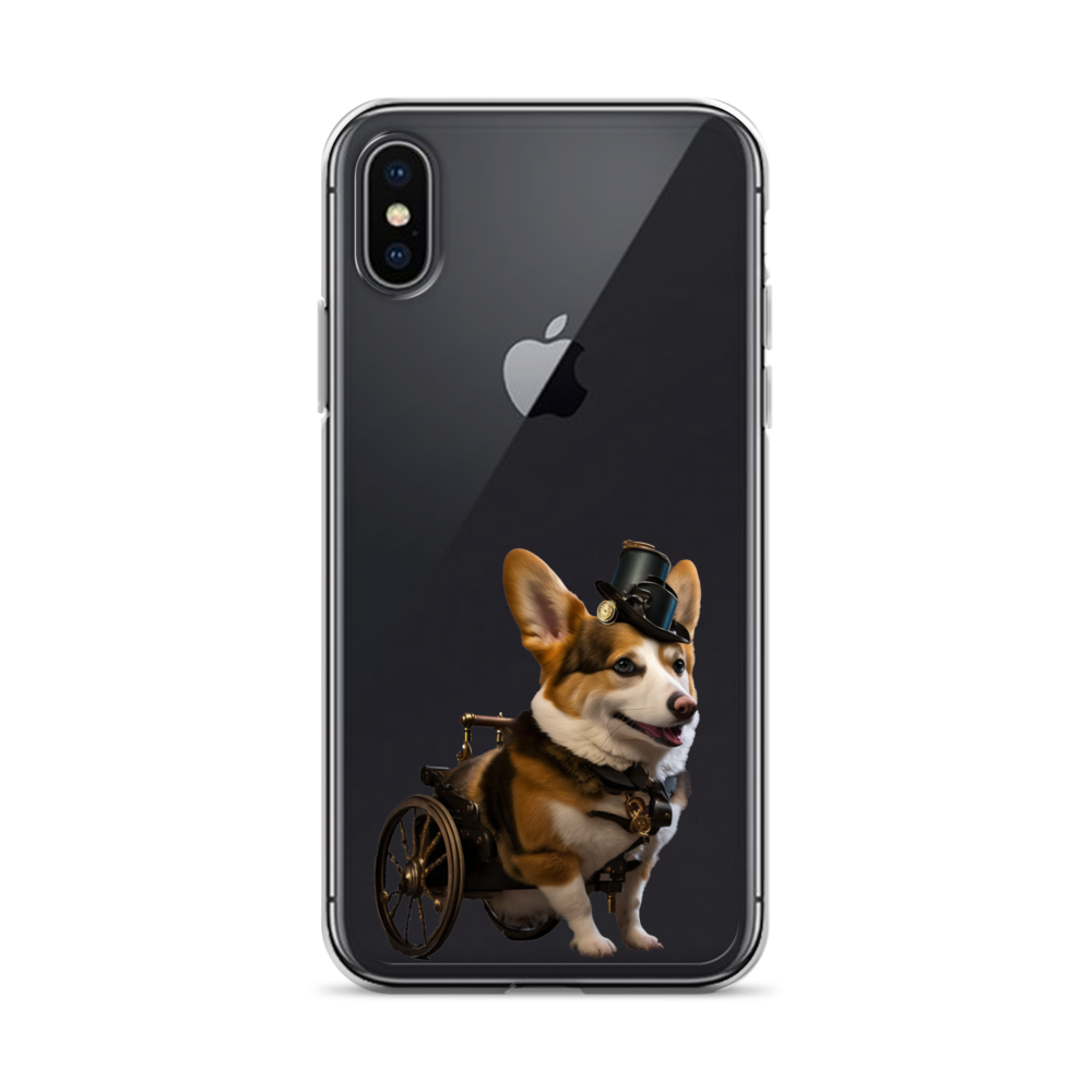 SteamPunk Assisted Corgi iPhone Case