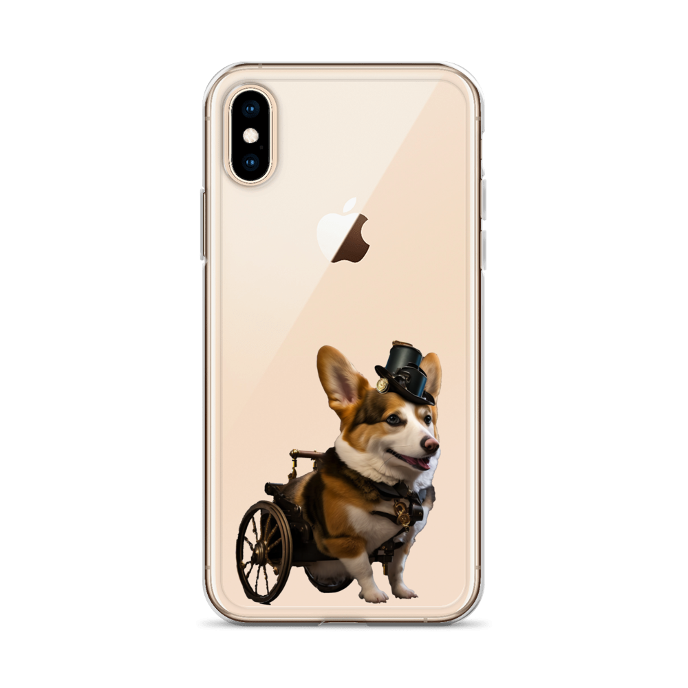 SteamPunk Assisted Corgi iPhone Case