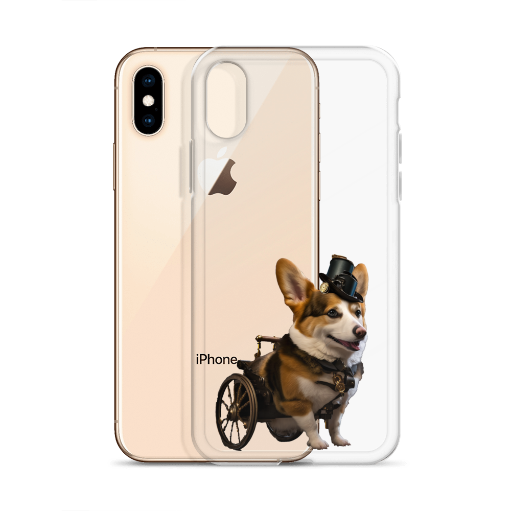 SteamPunk Assisted Corgi iPhone Case