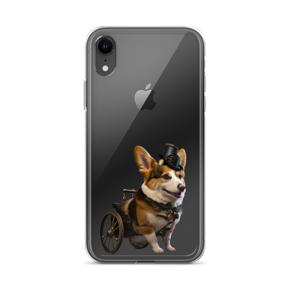 SteamPunk Assisted Corgi iPhone Case