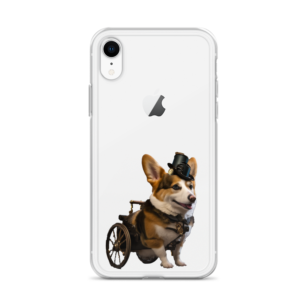 SteamPunk Assisted Corgi iPhone Case