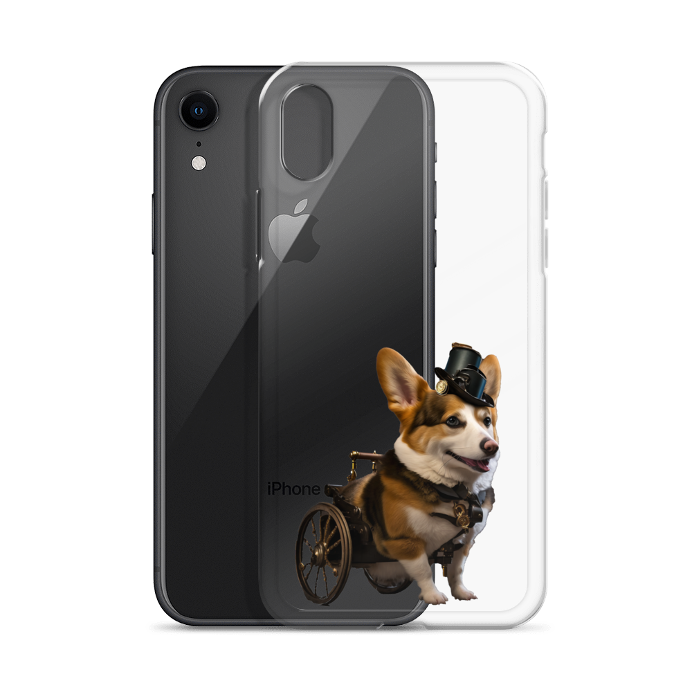 SteamPunk Assisted Corgi iPhone Case