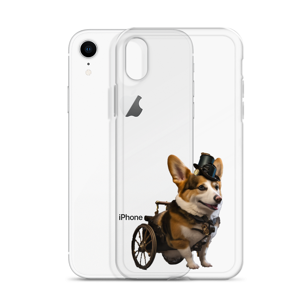 SteamPunk Assisted Corgi iPhone Case