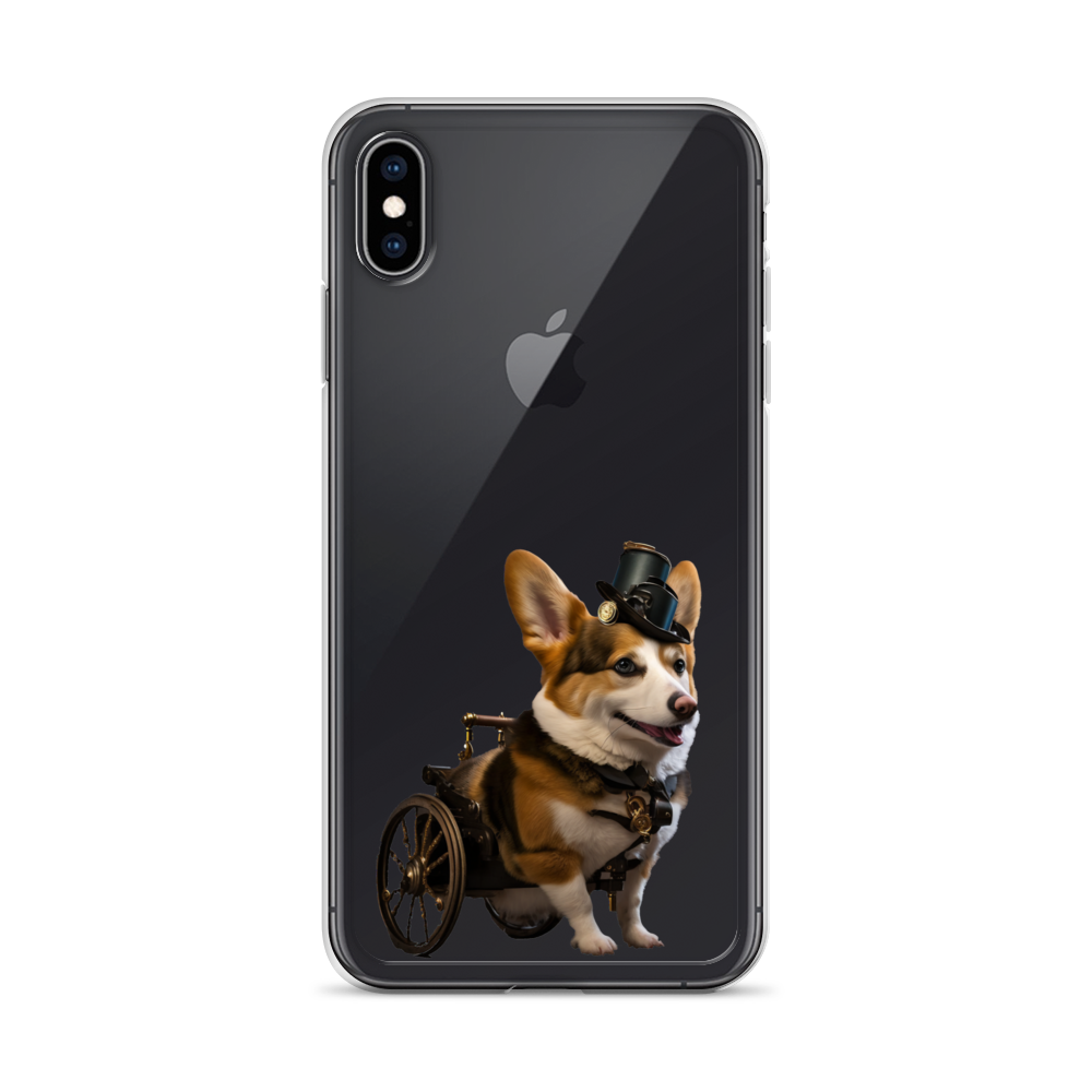 SteamPunk Assisted Corgi iPhone Case