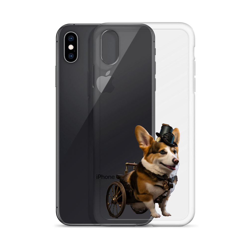 SteamPunk Assisted Corgi iPhone Case