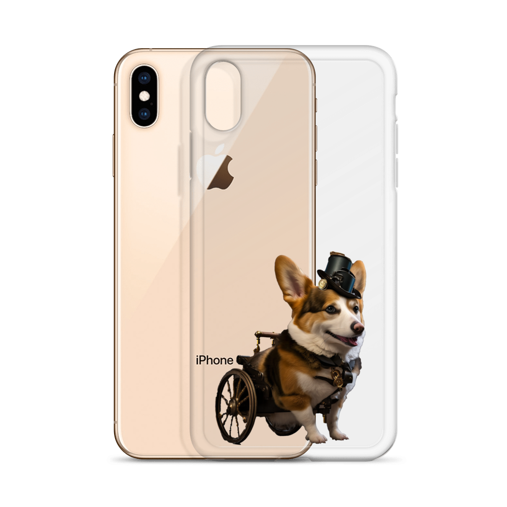 SteamPunk Assisted Corgi iPhone Case