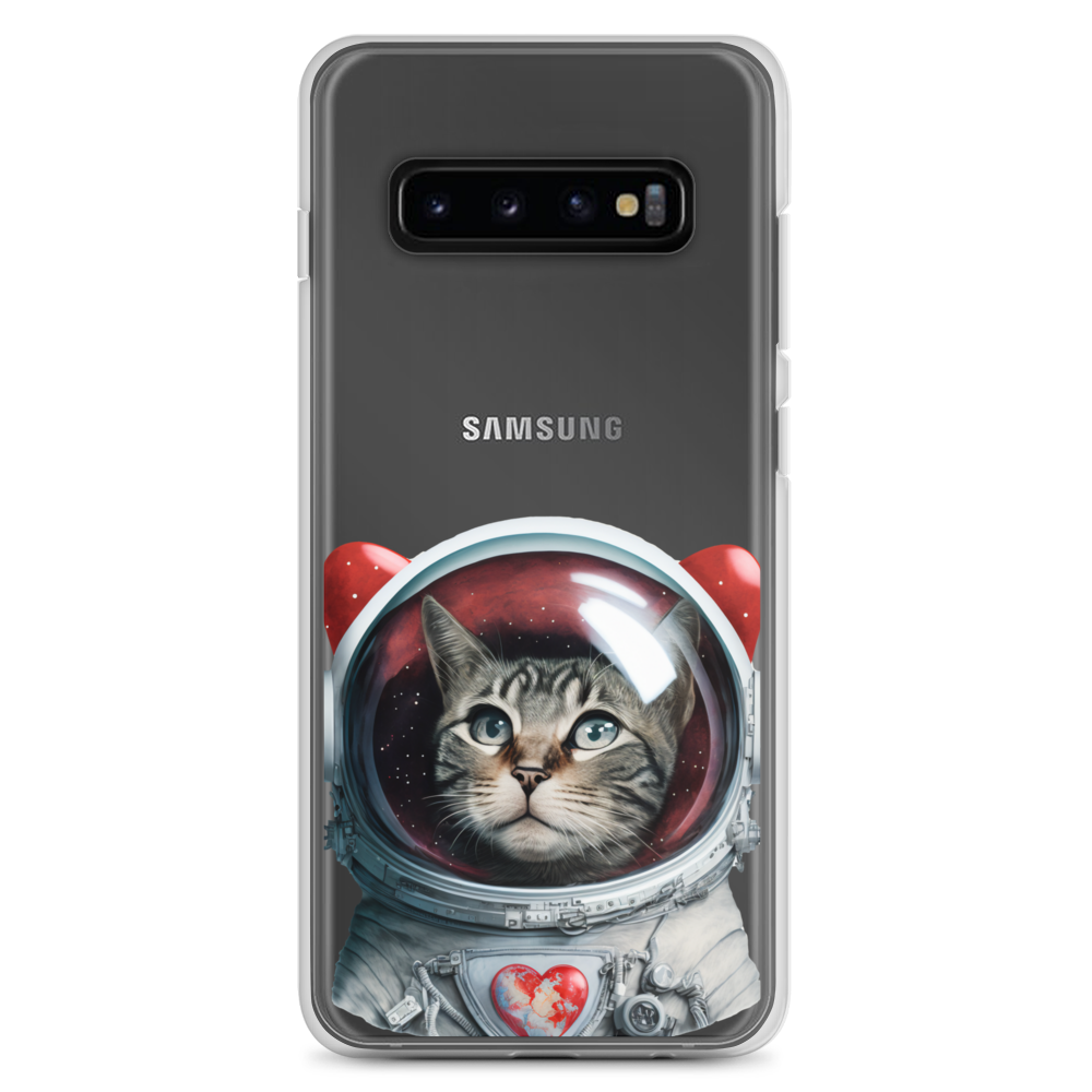 Cat Astronaut Love. Samsung Case