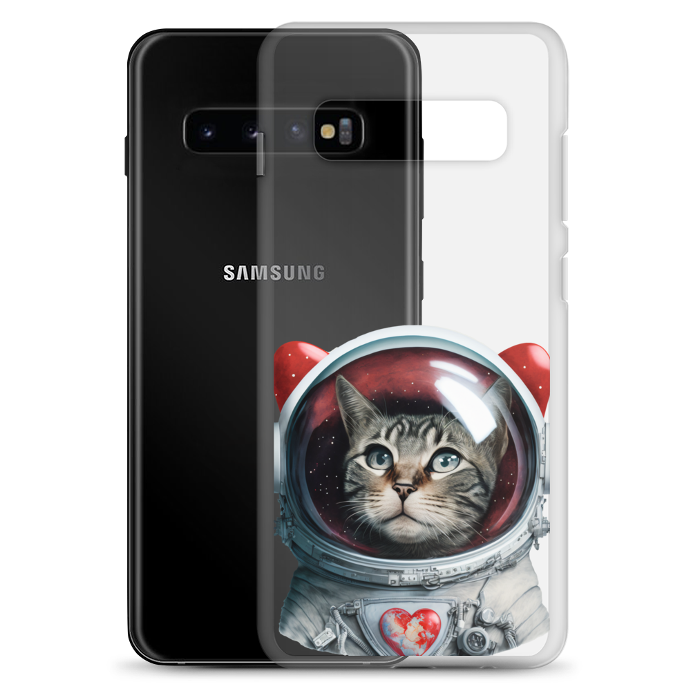 Cat Astronaut Love. Samsung Case