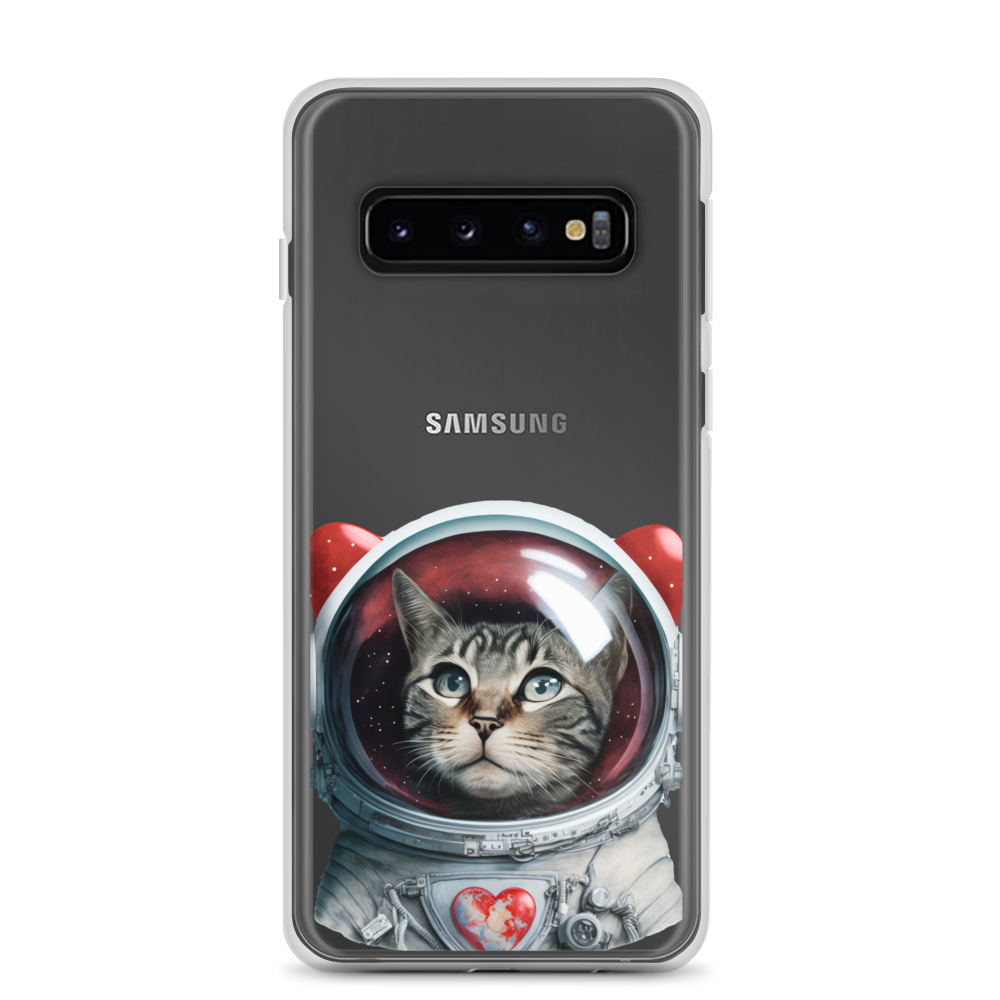 Cat Astronaut Love. Samsung Case