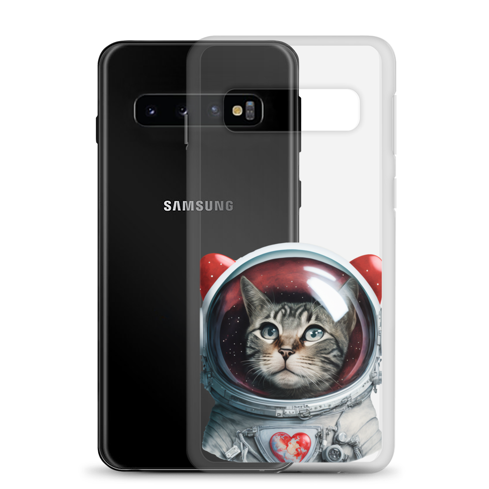 Cat Astronaut Love. Samsung Case