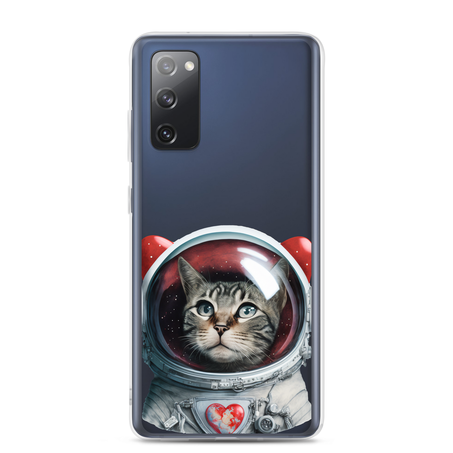 Cat Astronaut Love. Samsung Case