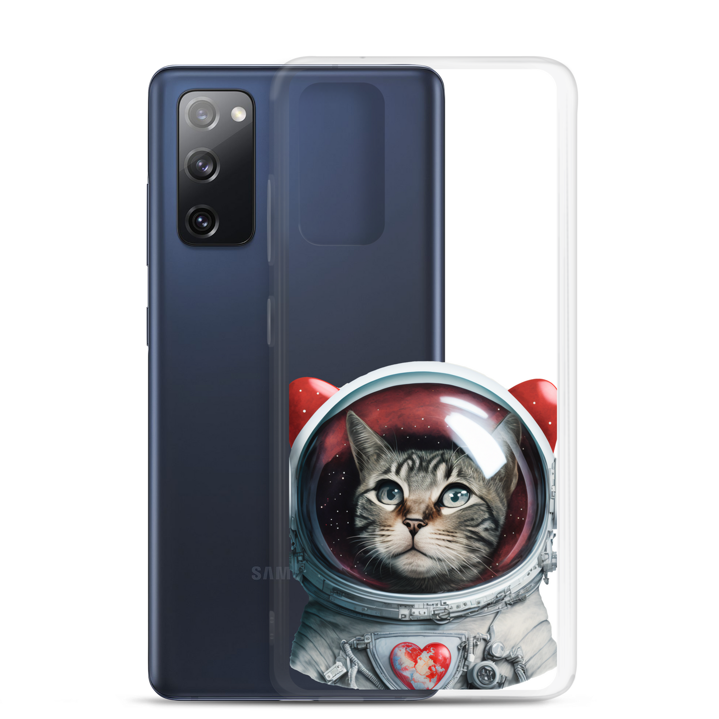 Cat Astronaut Love. Samsung Case