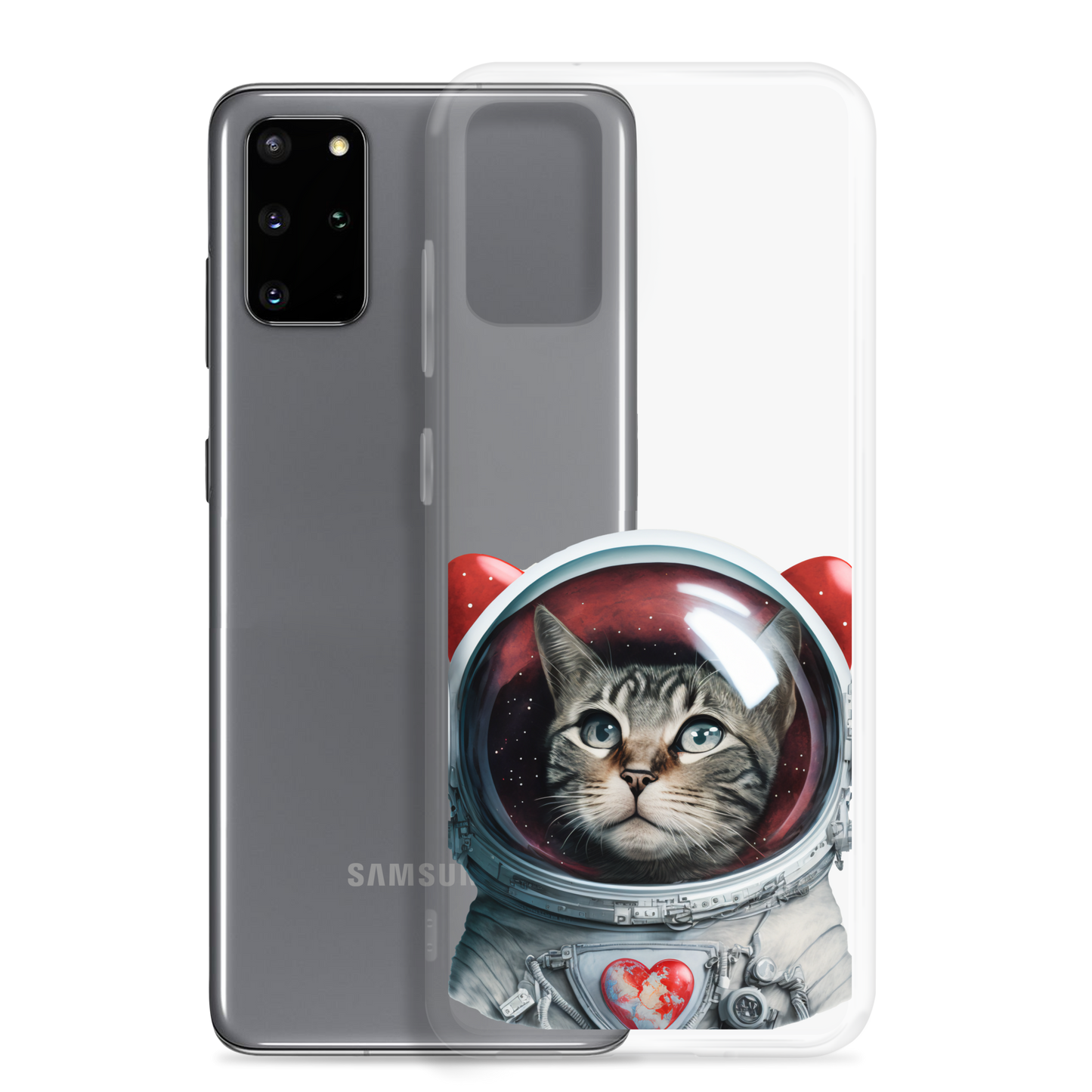 Cat Astronaut Love. Samsung Case