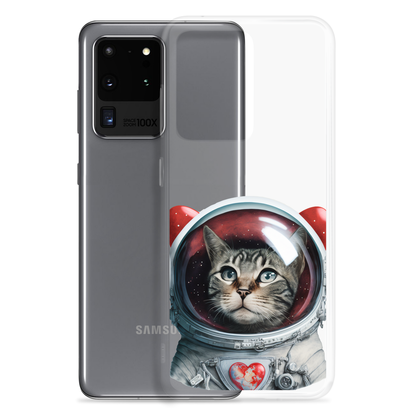 Cat Astronaut Love. Samsung Case