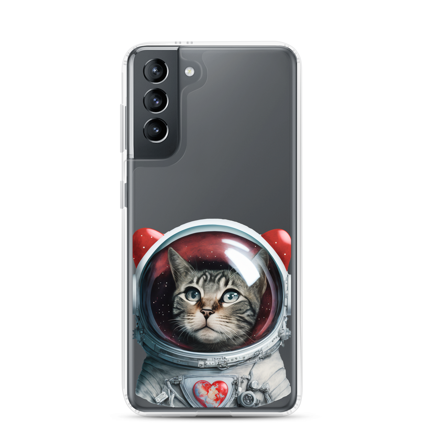 Cat Astronaut Love. Samsung Case