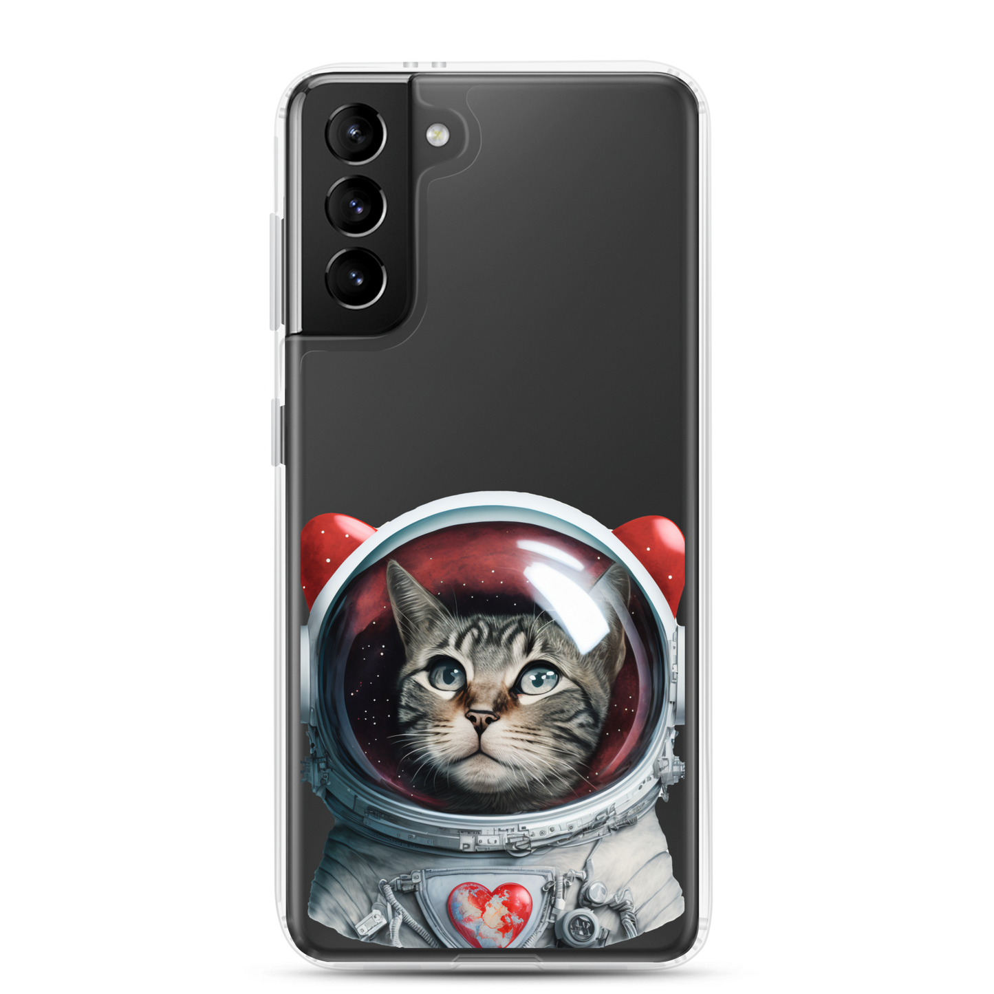 Cat Astronaut Love. Samsung Case