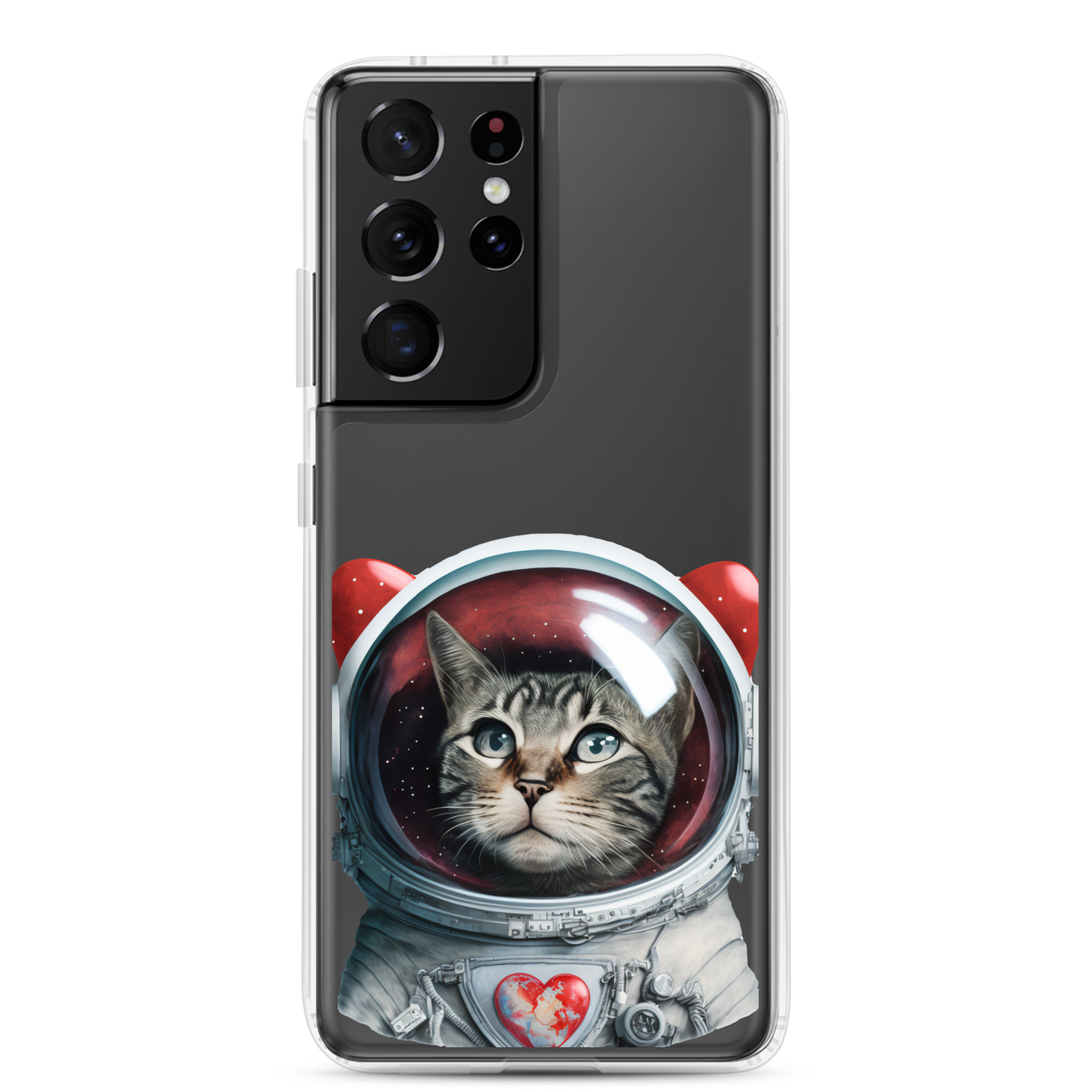 Cat Astronaut Love. Samsung Case