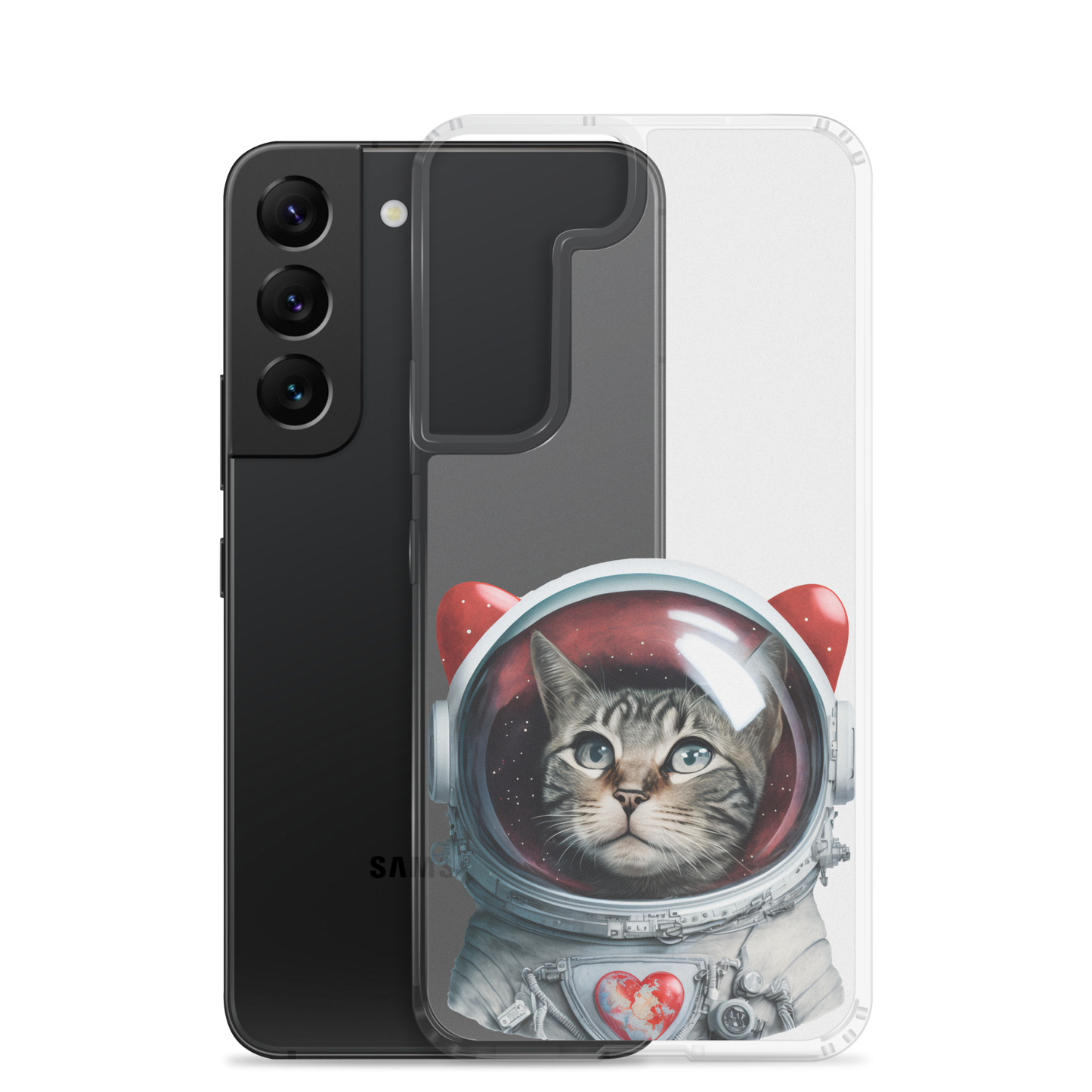 Cat Astronaut Love. Samsung Case