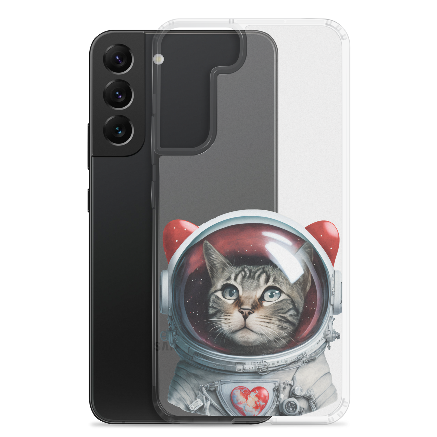 Cat Astronaut Love. Samsung Case