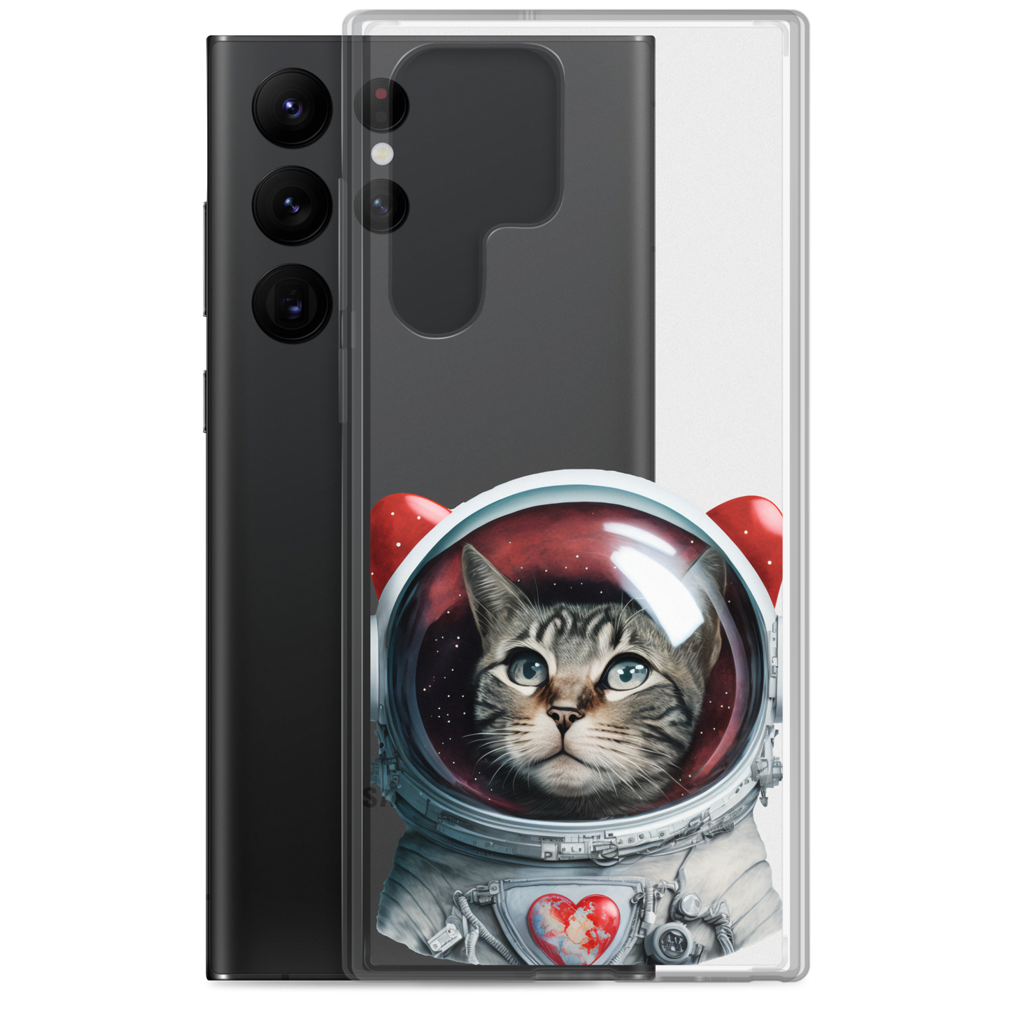 Cat Astronaut Love. Samsung Case