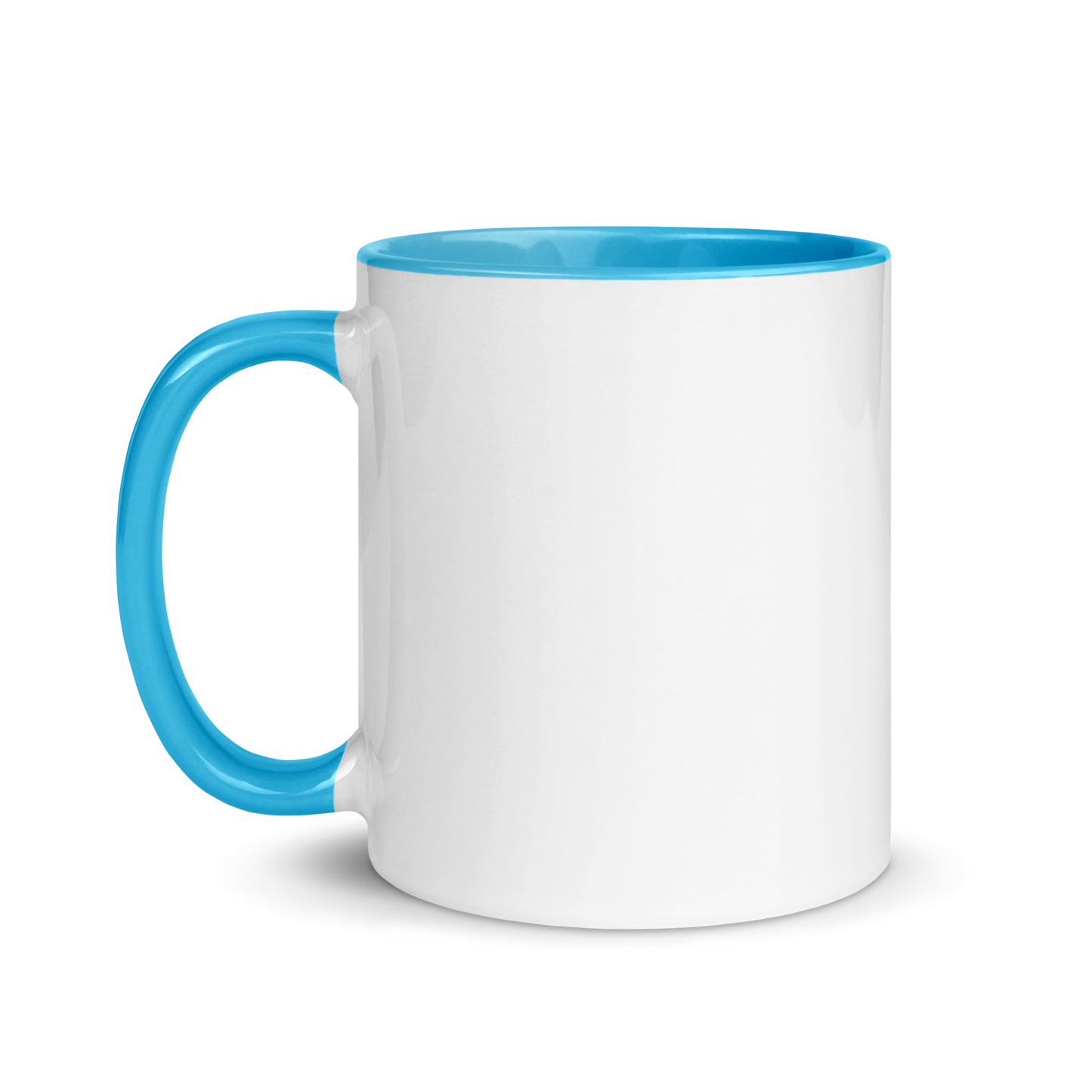 Corgi Blimp. Mug with Color Inside